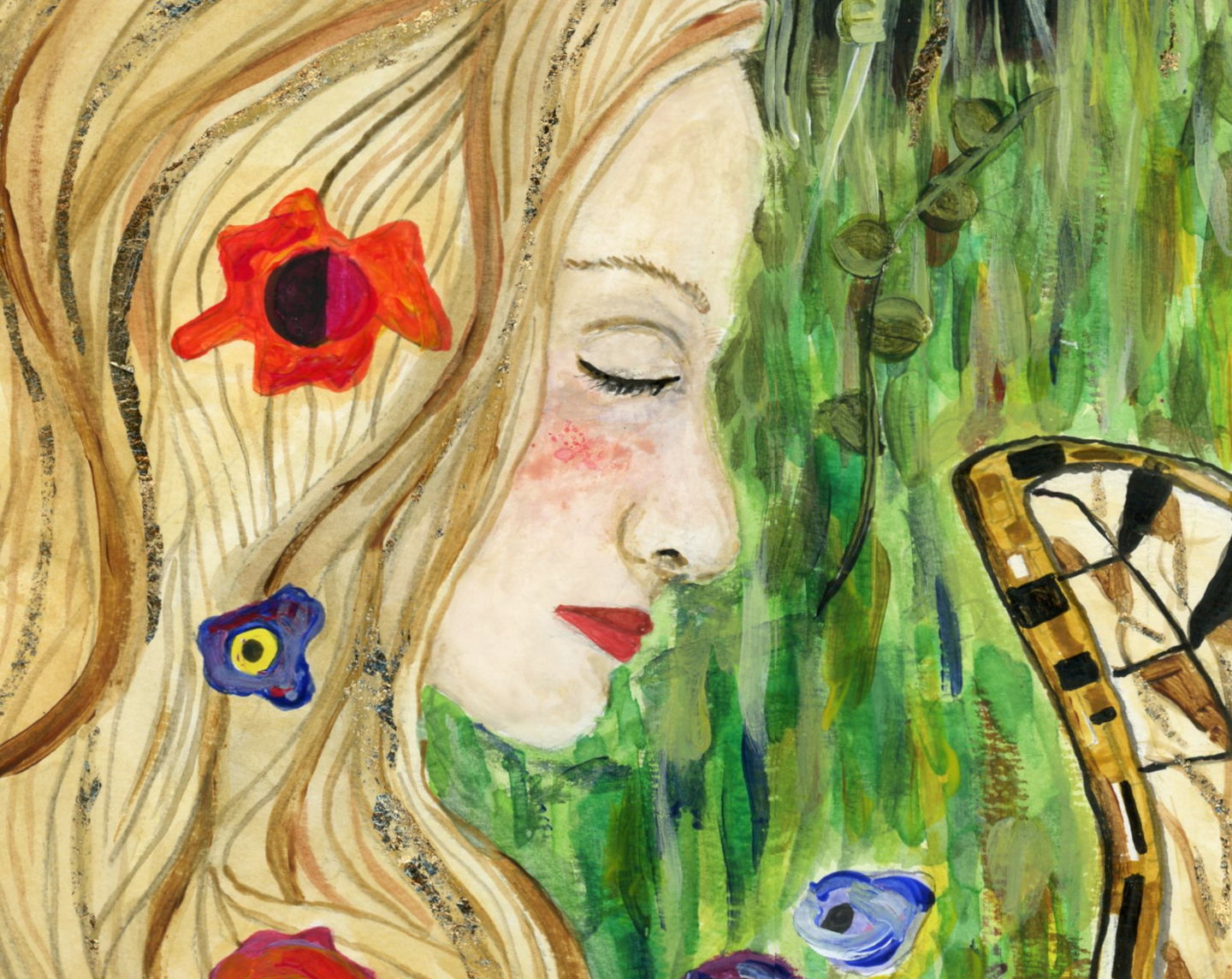 Golden Garden 13.200 by 10.320 - Giclée Fine Art Print