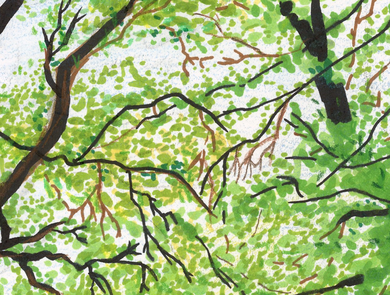 Go With Friends 9 by 12 - Giclée Fine Art Print (actual 8.160 by 11.337 plus white spaces)