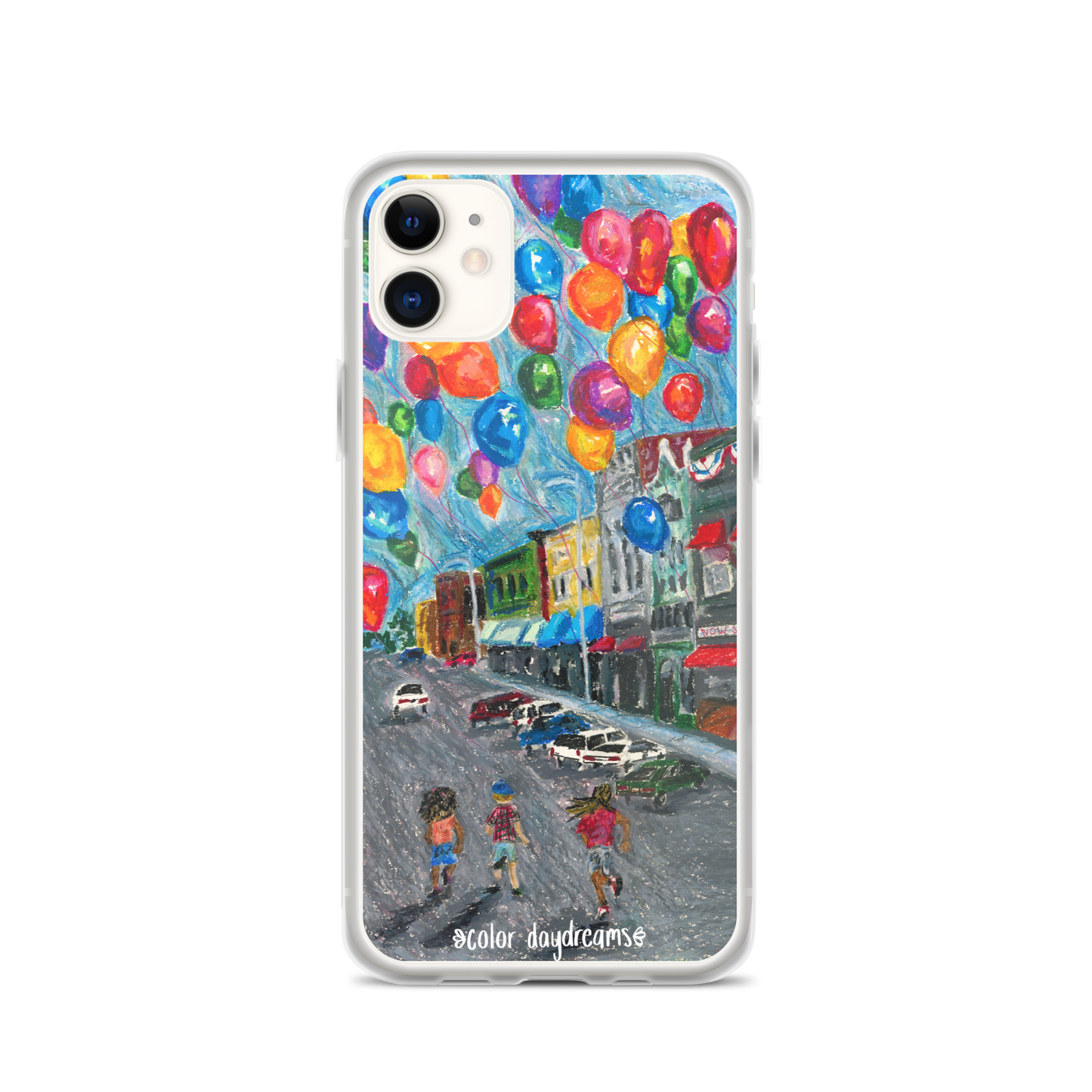 Balloons on Main Street Clear Case for iPhone®