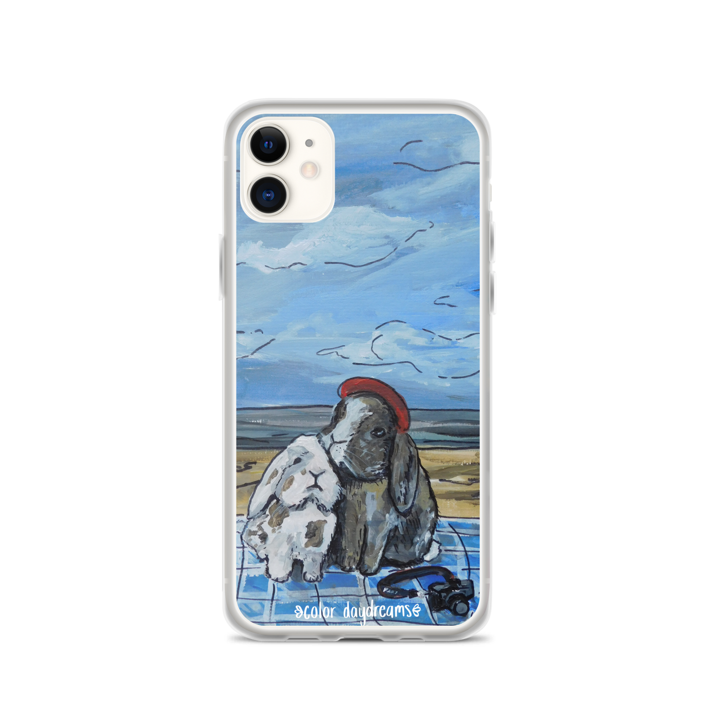 Bunnies at the Beach Clear Case for iPhone®