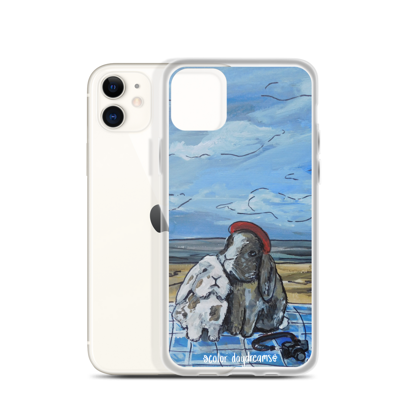 Bunnies at the Beach Clear Case for iPhone®