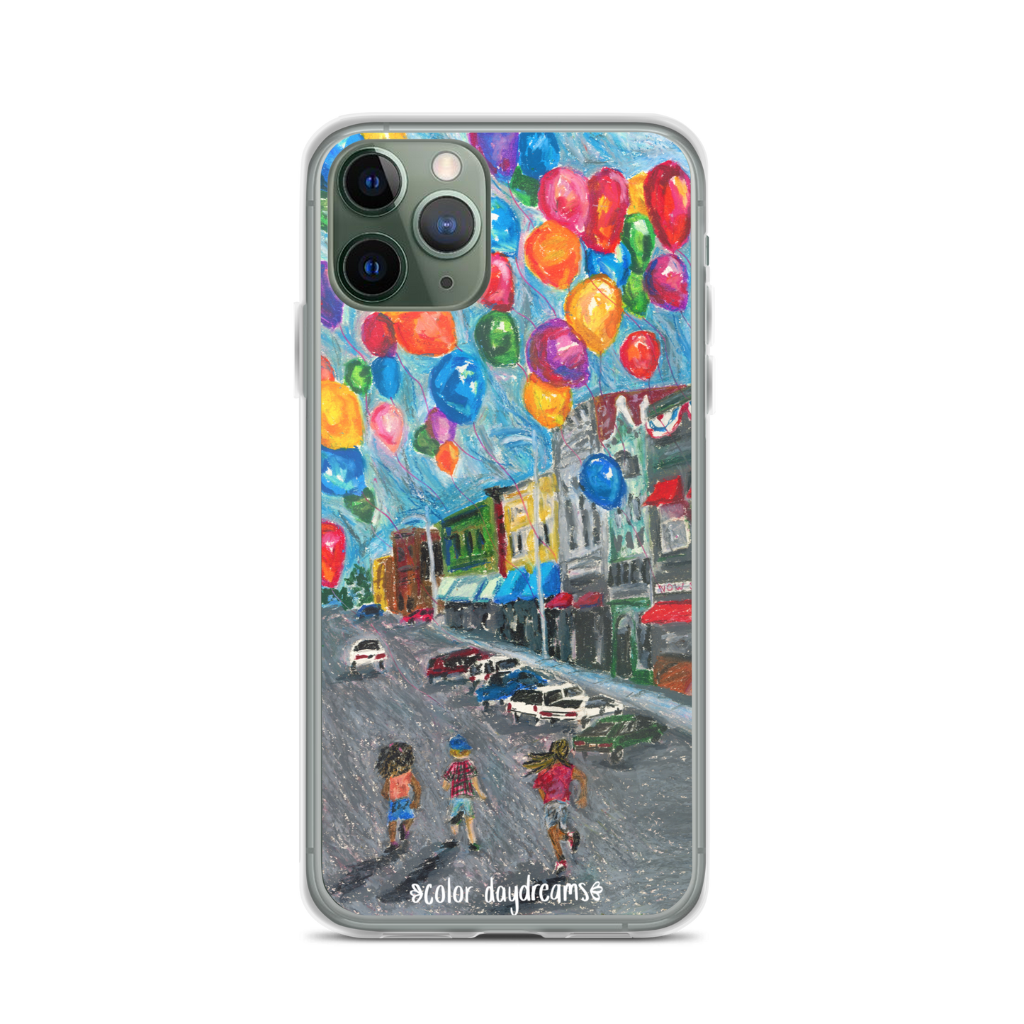 Balloons on Main Street Clear Case for iPhone®