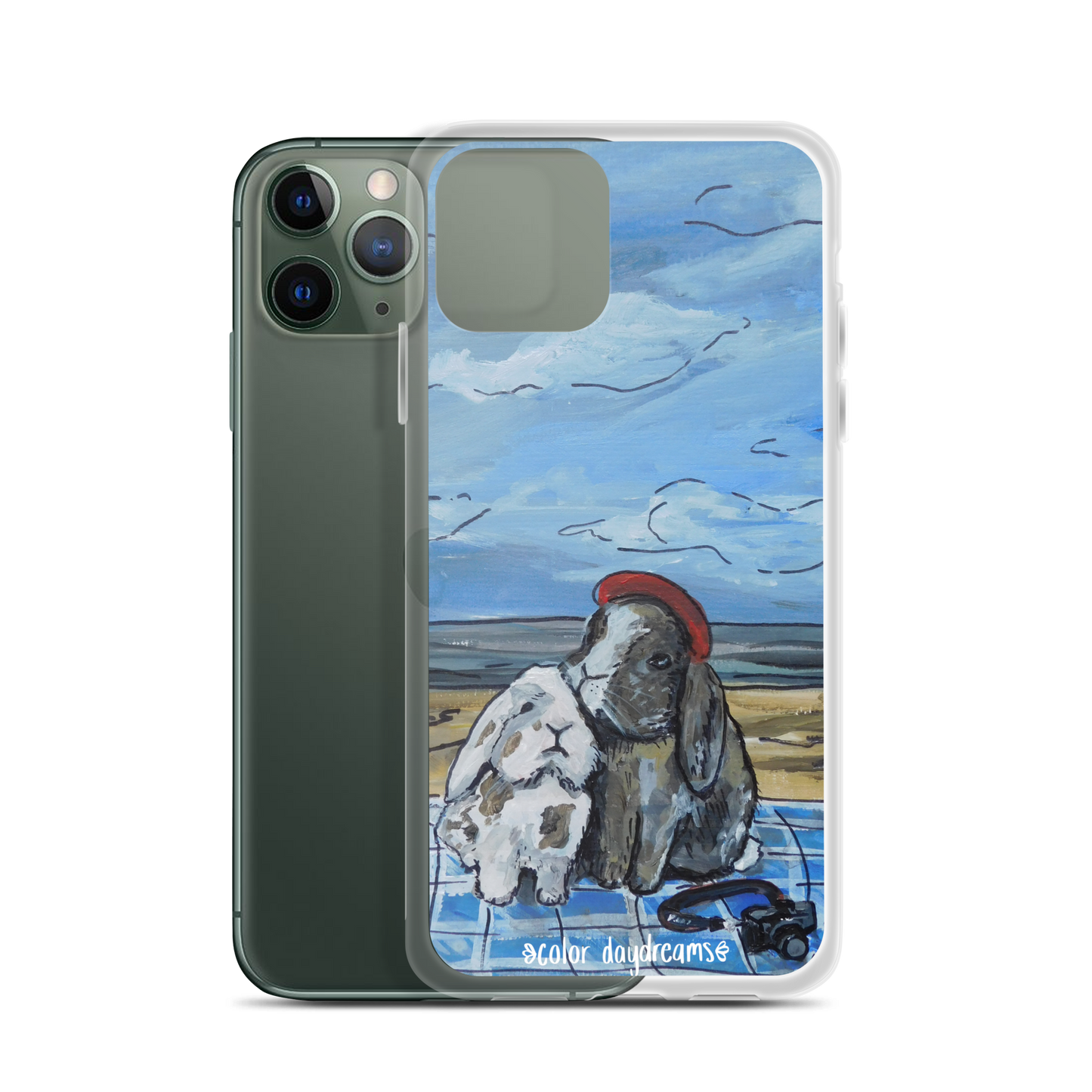 Bunnies at the Beach Clear Case for iPhone®