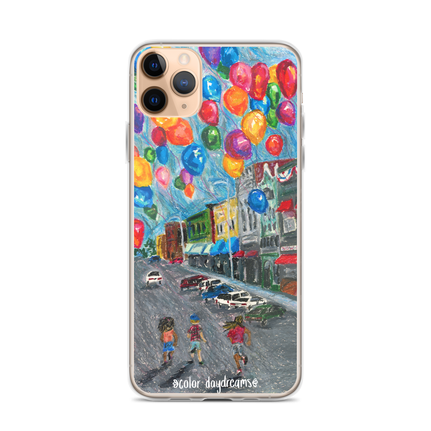 Balloons on Main Street Clear Case for iPhone®