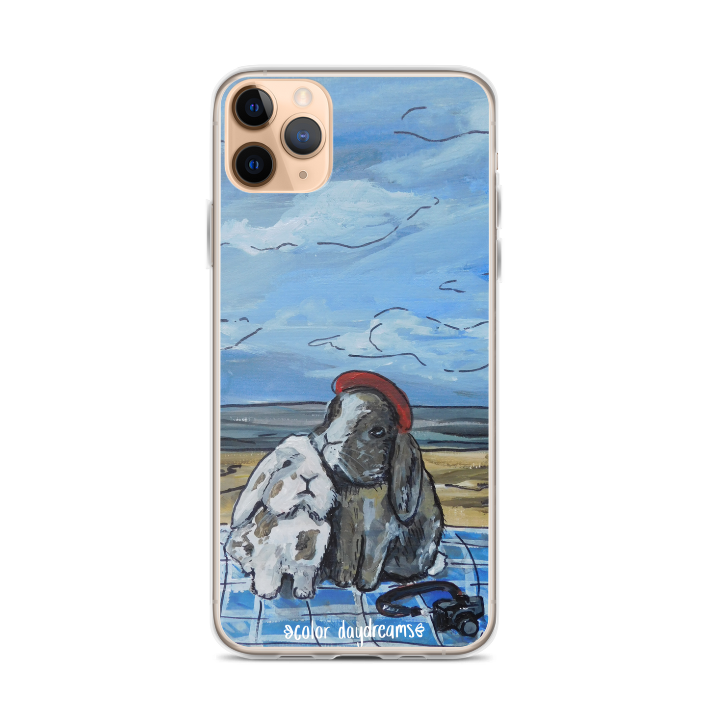 Bunnies at the Beach Clear Case for iPhone®