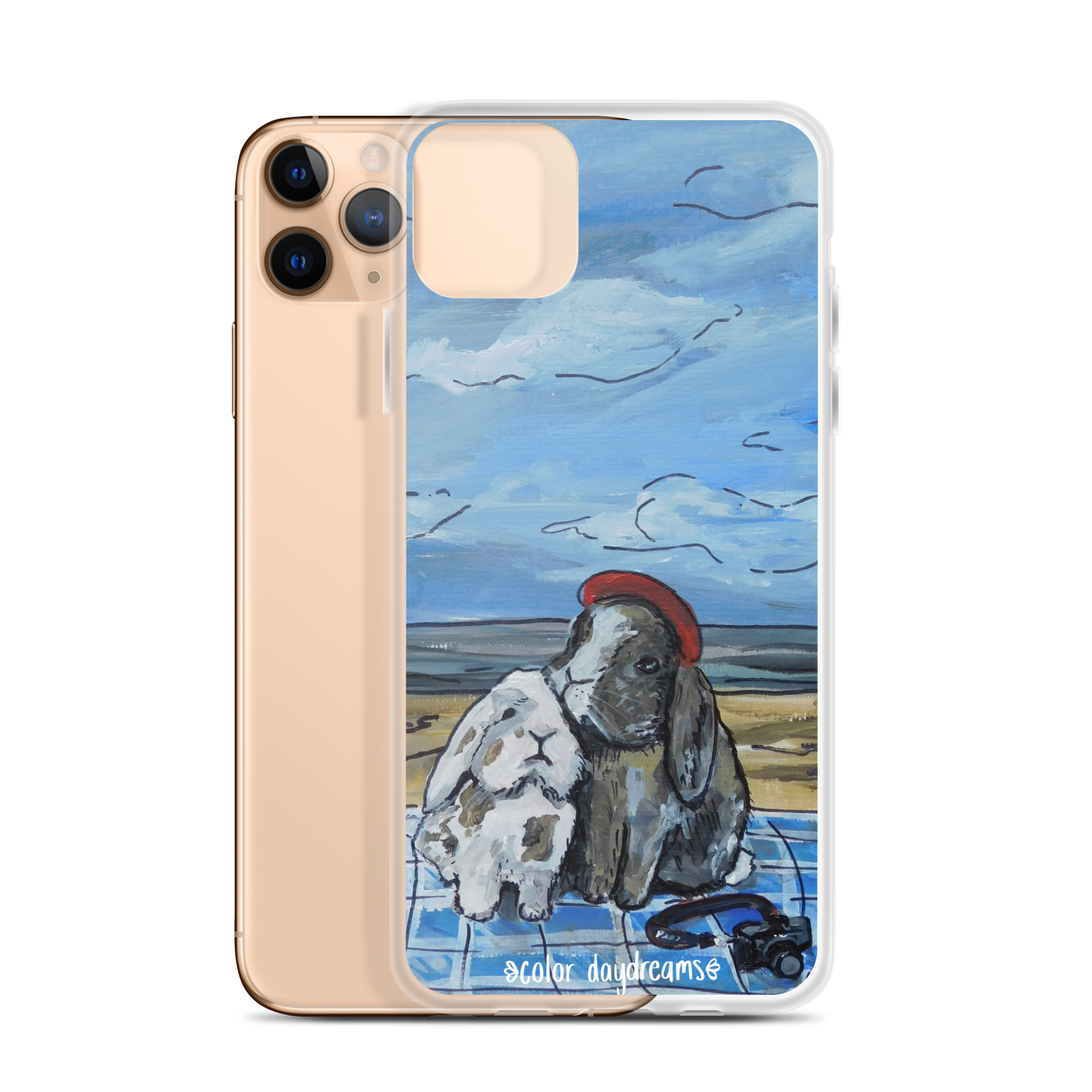 Bunnies at the Beach Clear Case for iPhone®