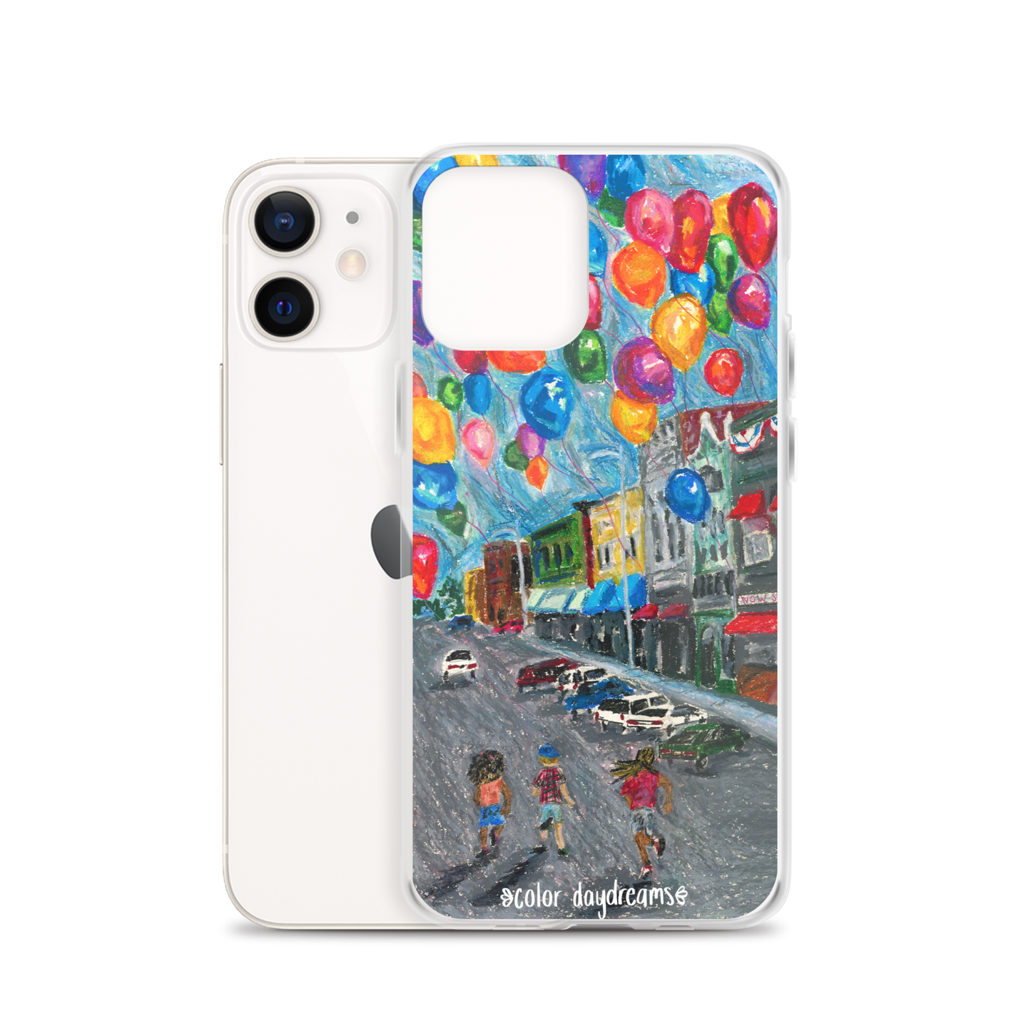 Balloons on Main Street Clear Case for iPhone®