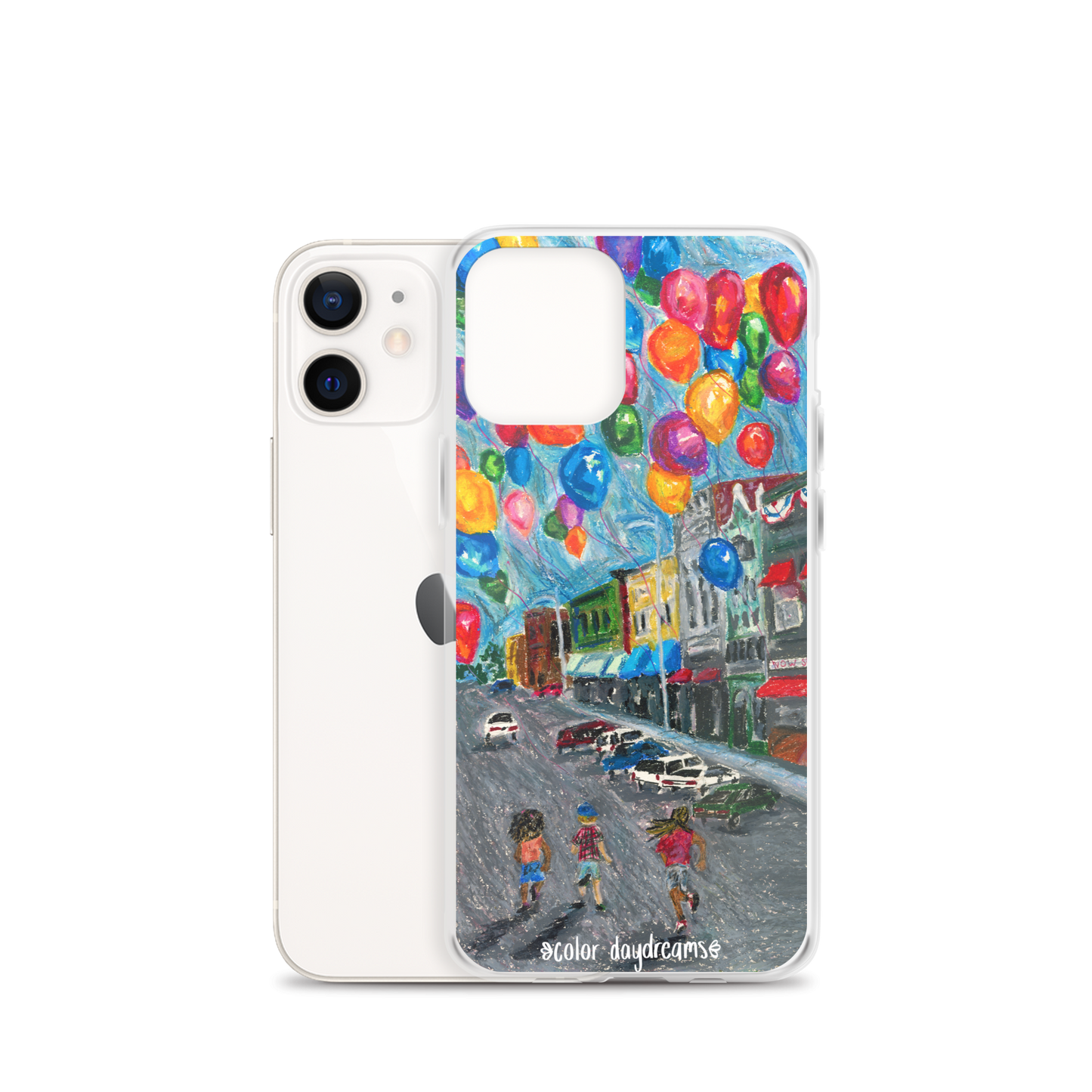 Balloons on Main Street Clear Case for iPhone®