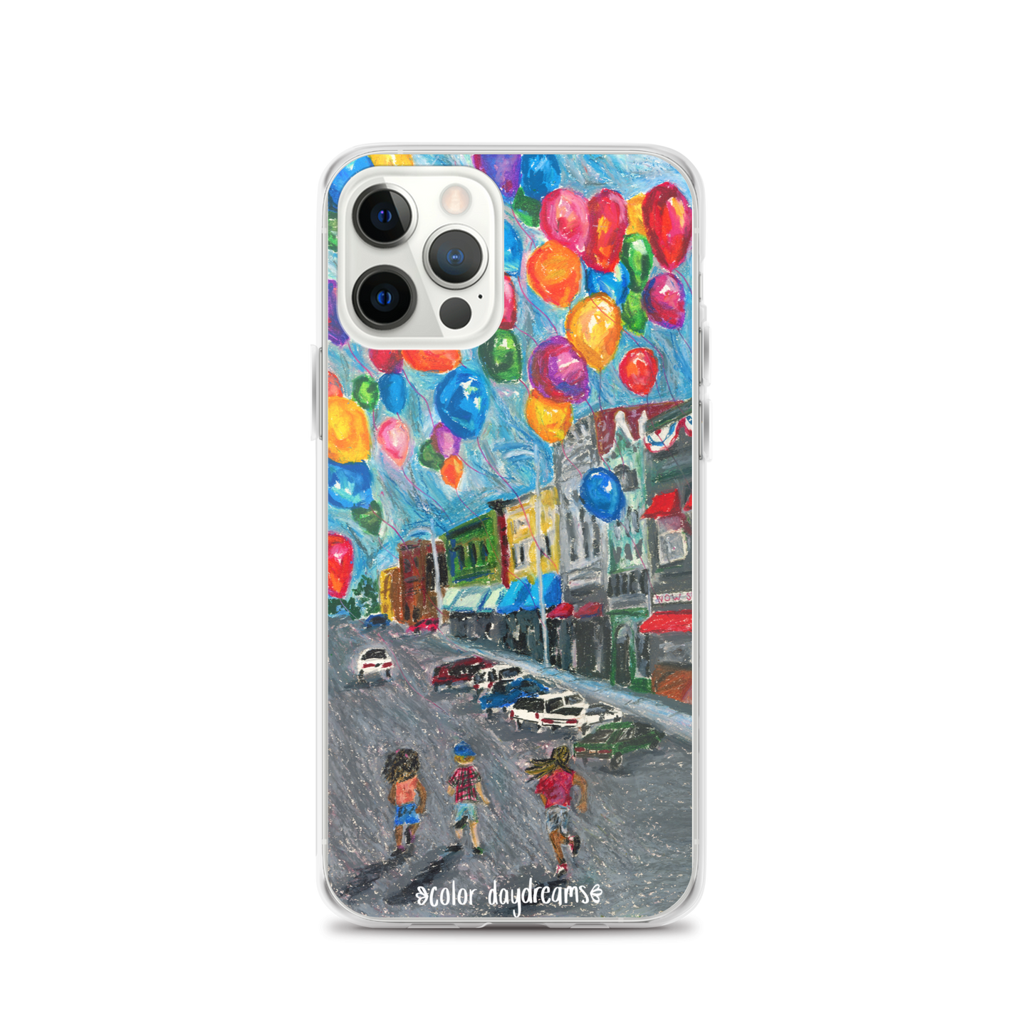 Balloons on Main Street Clear Case for iPhone®