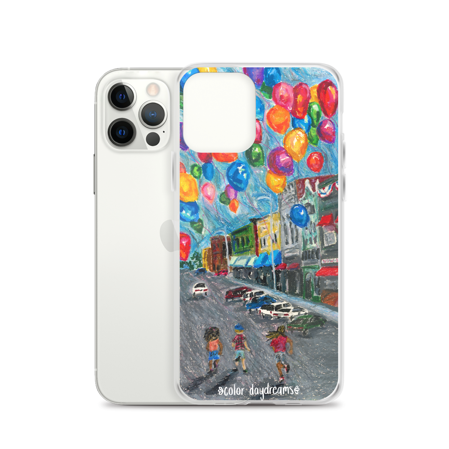 Balloons on Main Street Clear Case for iPhone®