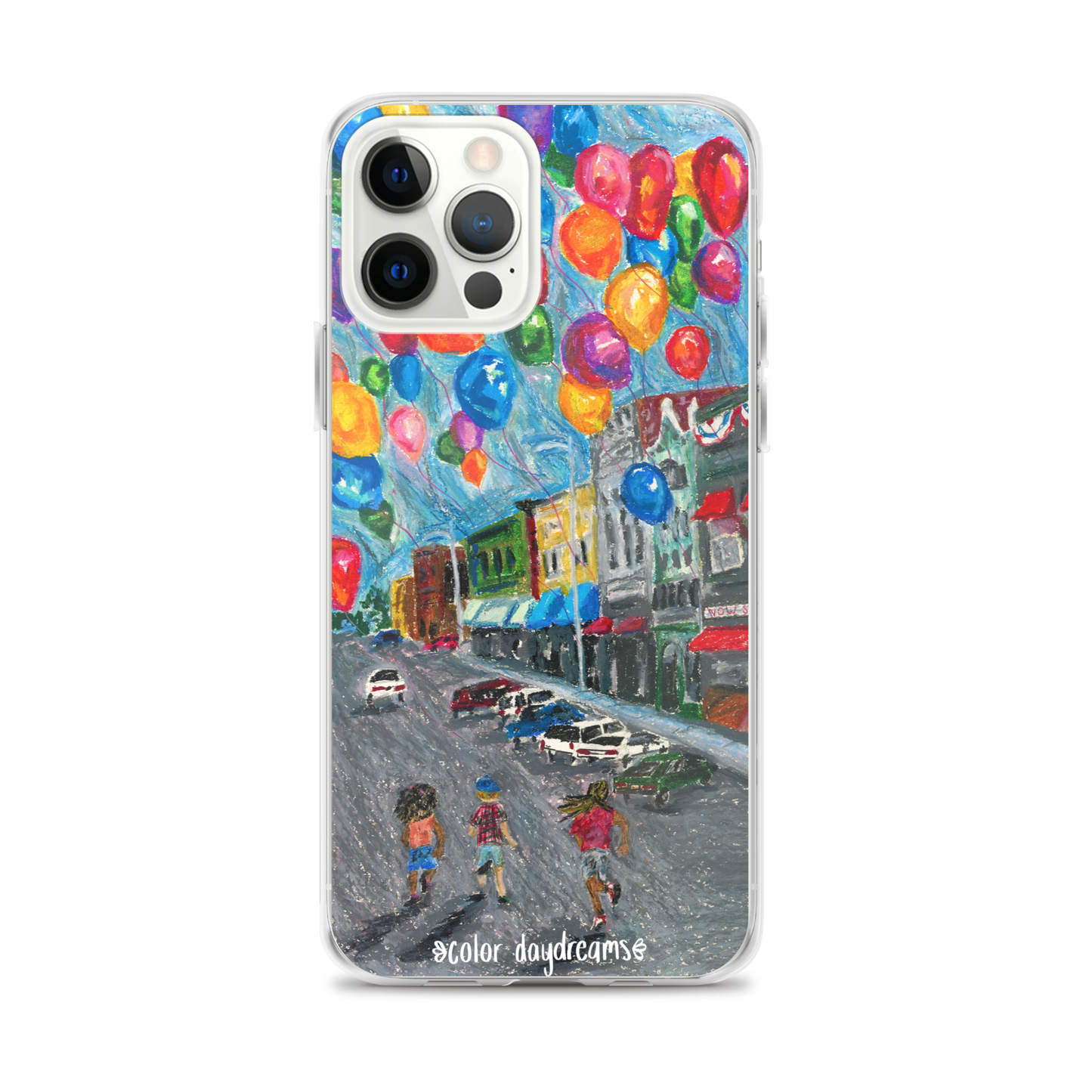 Balloons on Main Street Clear Case for iPhone®