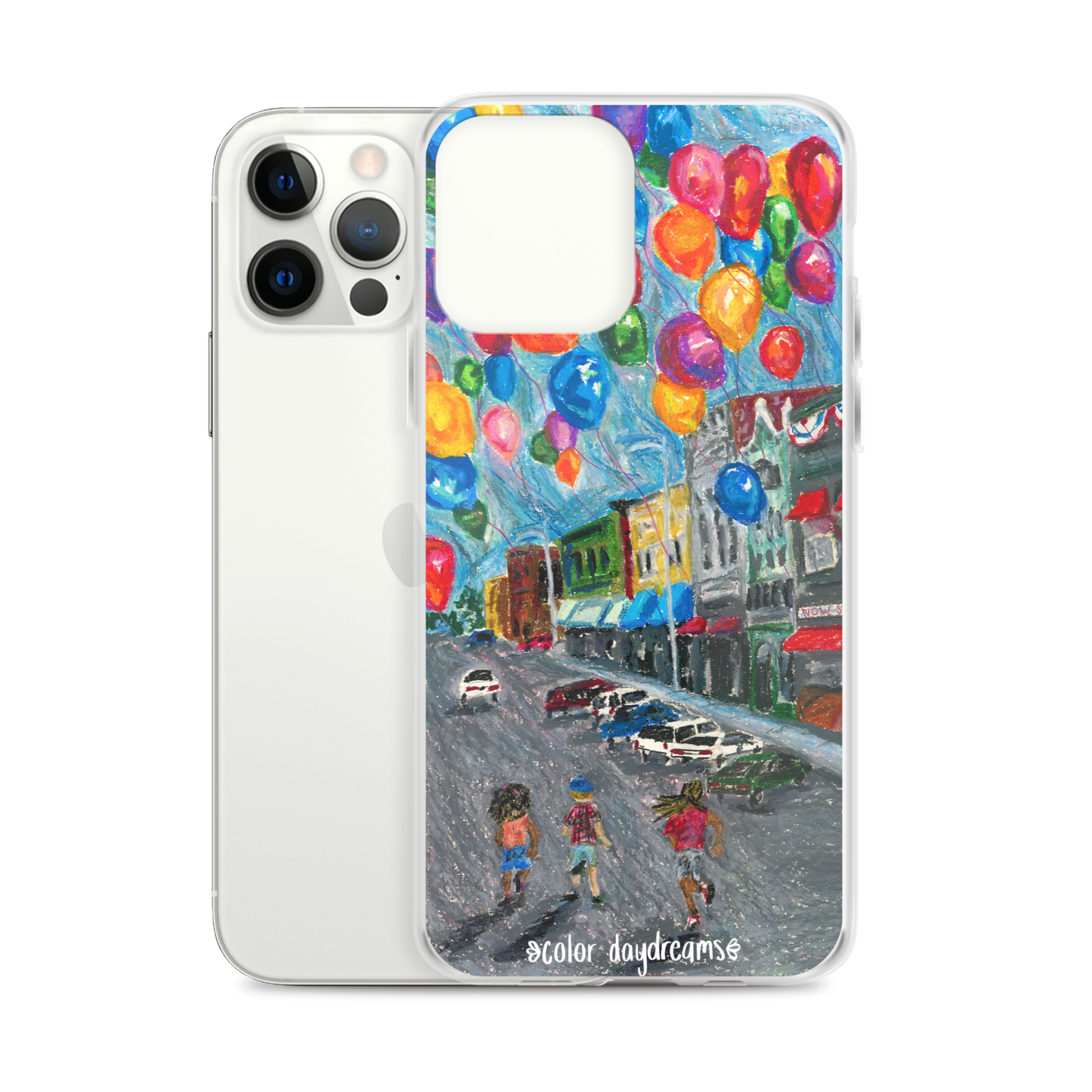 Balloons on Main Street Clear Case for iPhone®