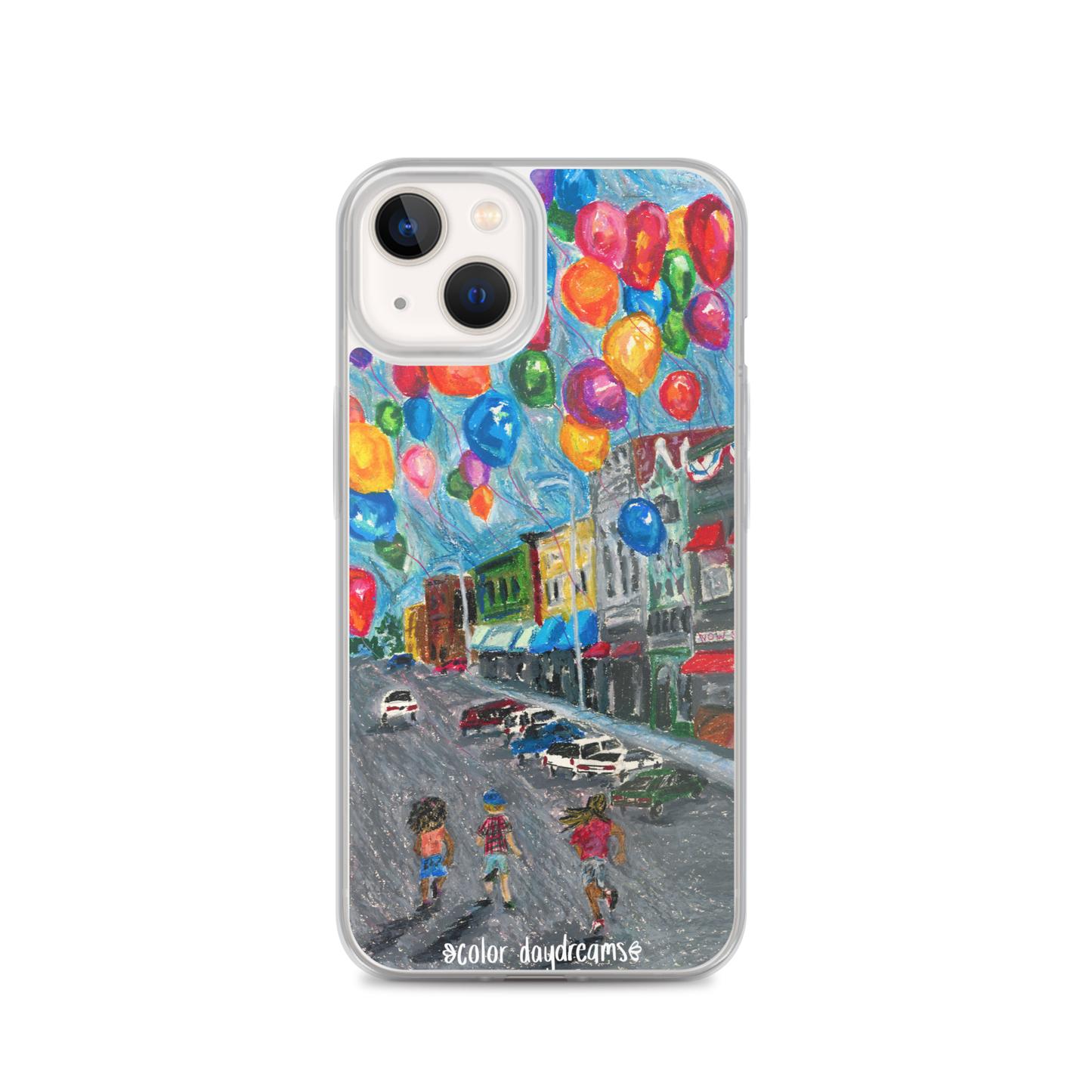 Balloons on Main Street Clear Case for iPhone®