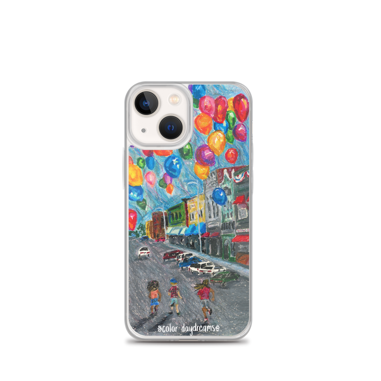 Balloons on Main Street Clear Case for iPhone®