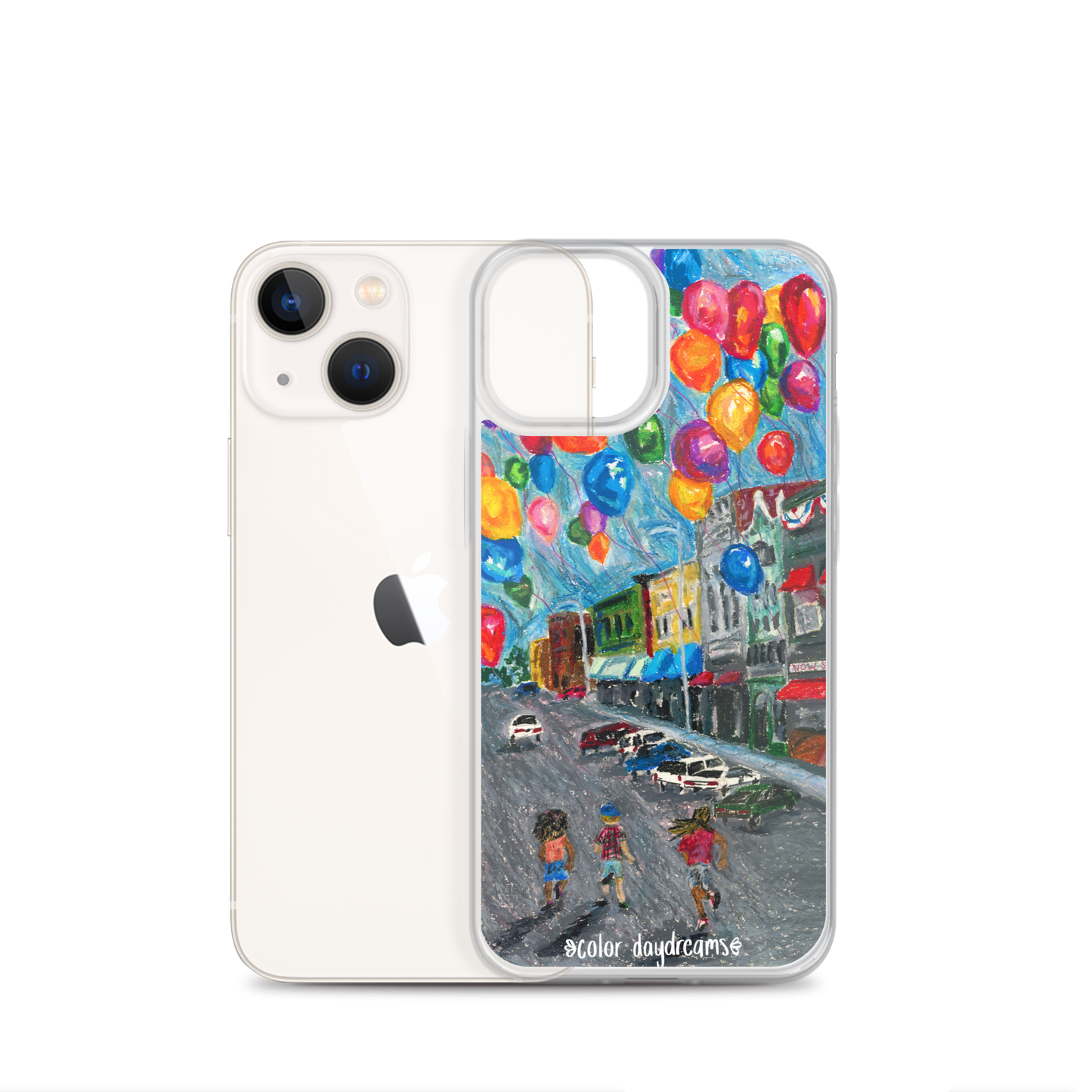 Balloons on Main Street Clear Case for iPhone®