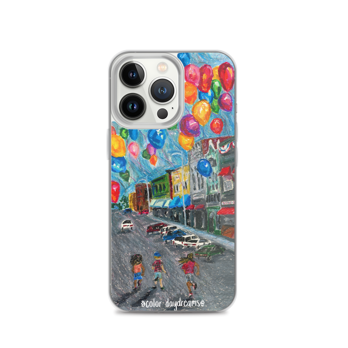 Balloons on Main Street Clear Case for iPhone®