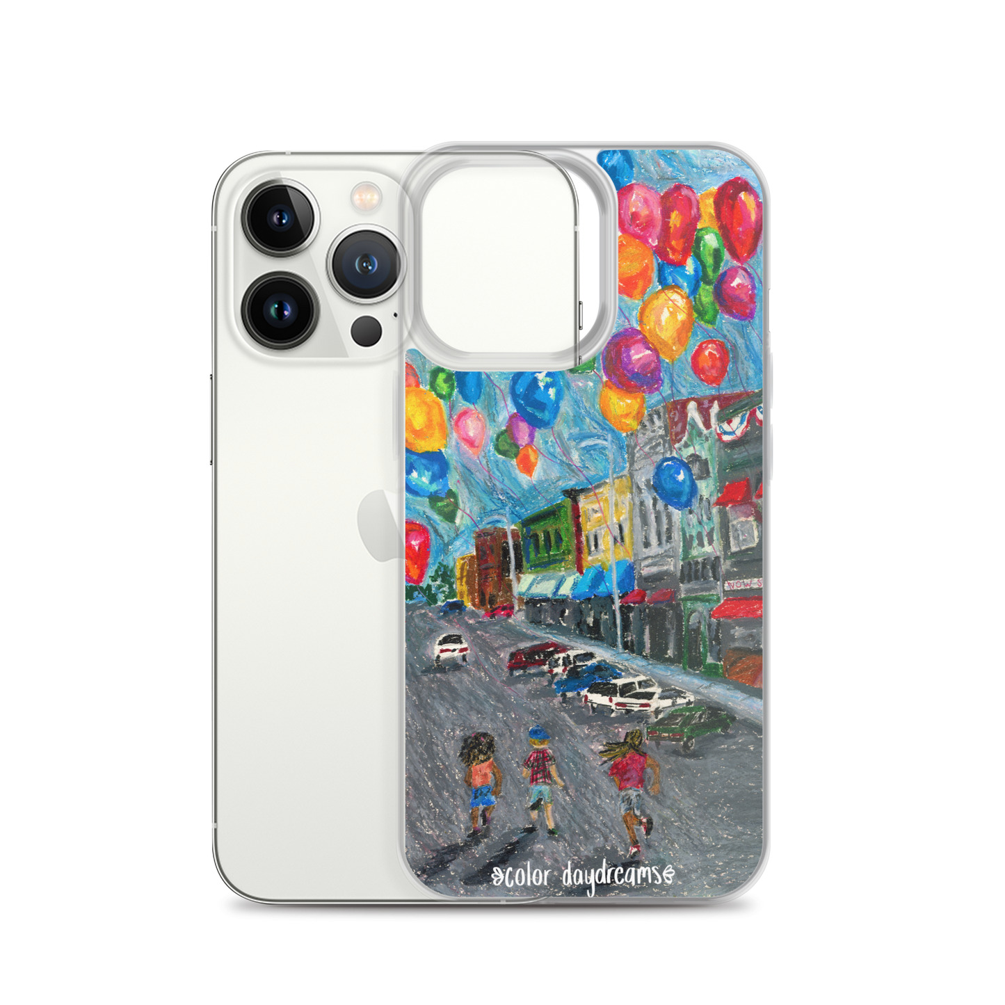 Balloons on Main Street Clear Case for iPhone®