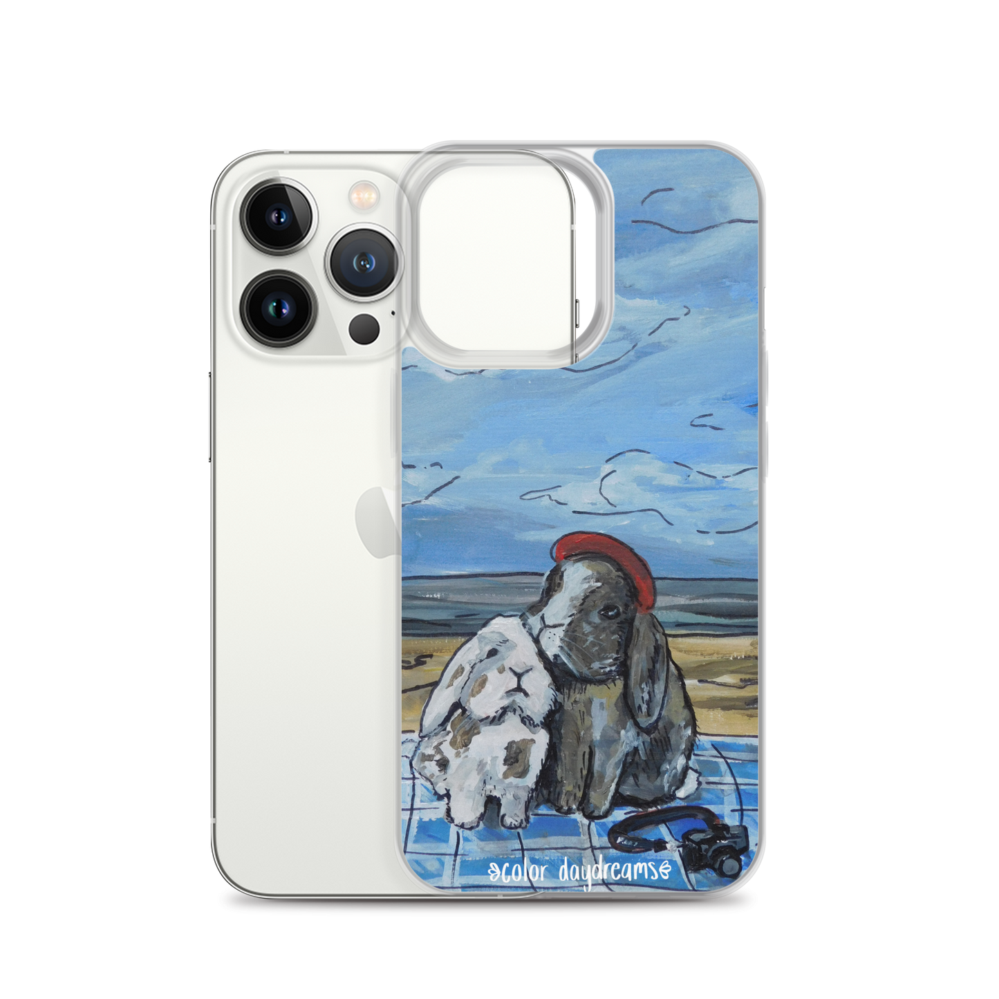 Bunnies at the Beach Clear Case for iPhone®