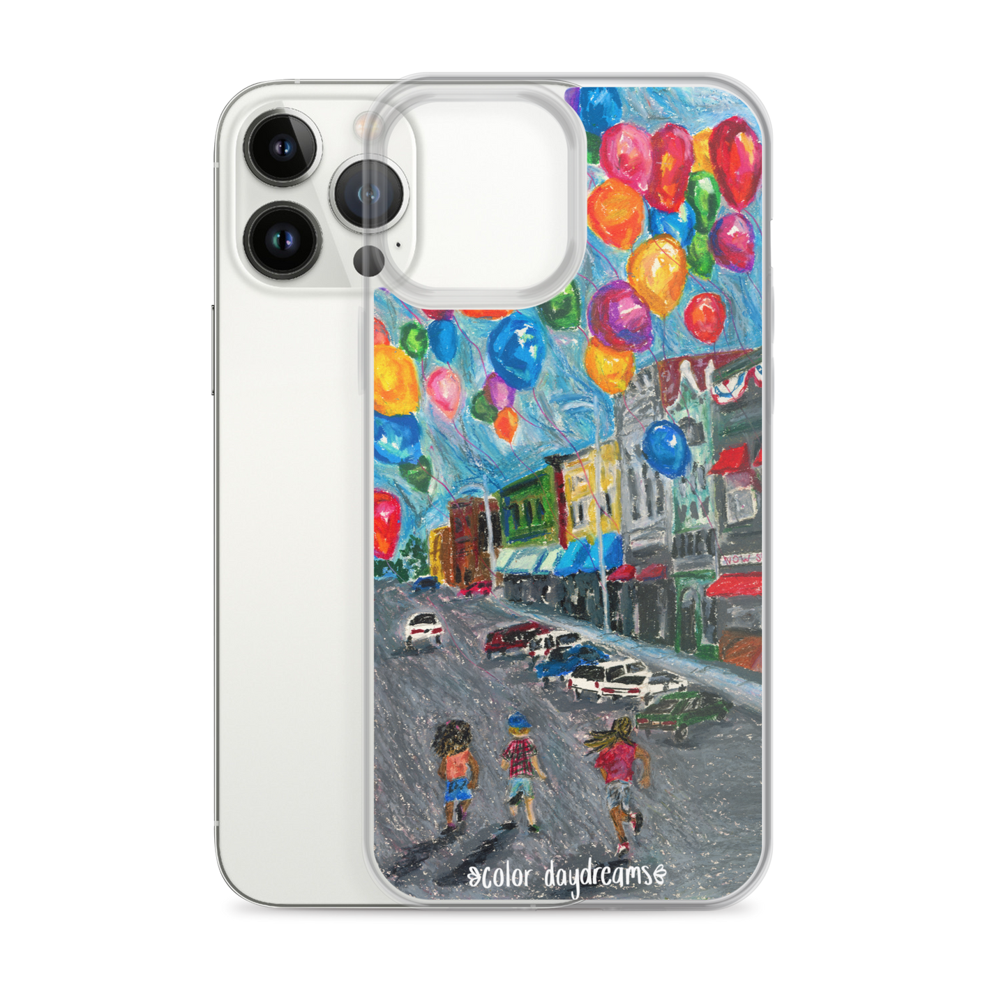 Balloons on Main Street Clear Case for iPhone®