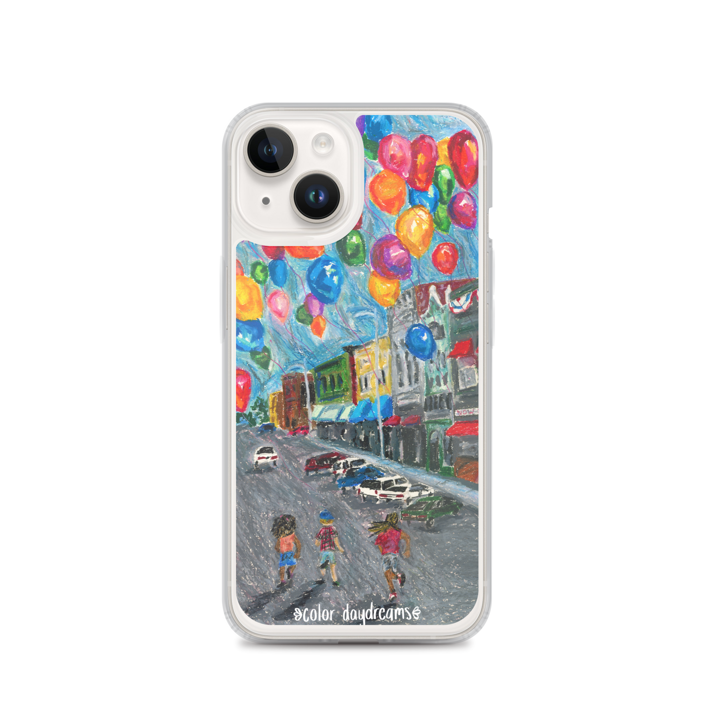 Balloons on Main Street Clear Case for iPhone®