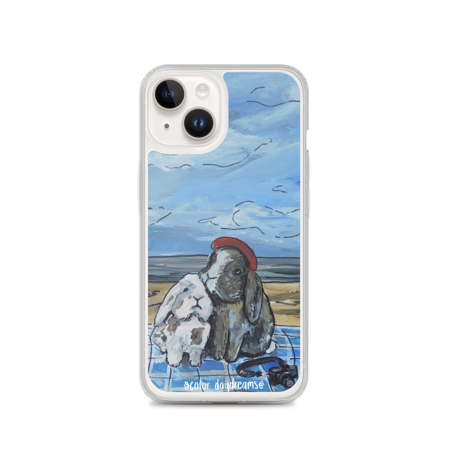 Bunnies at the Beach Clear Case for iPhone®