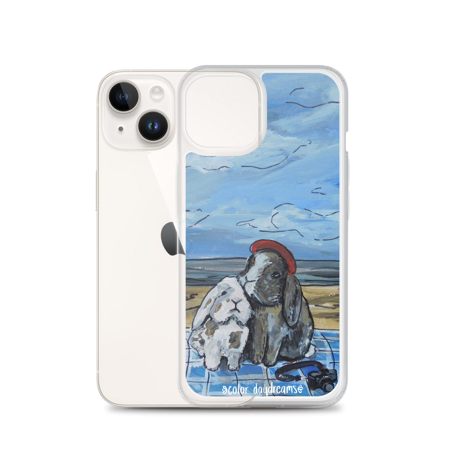 Bunnies at the Beach Clear Case for iPhone®