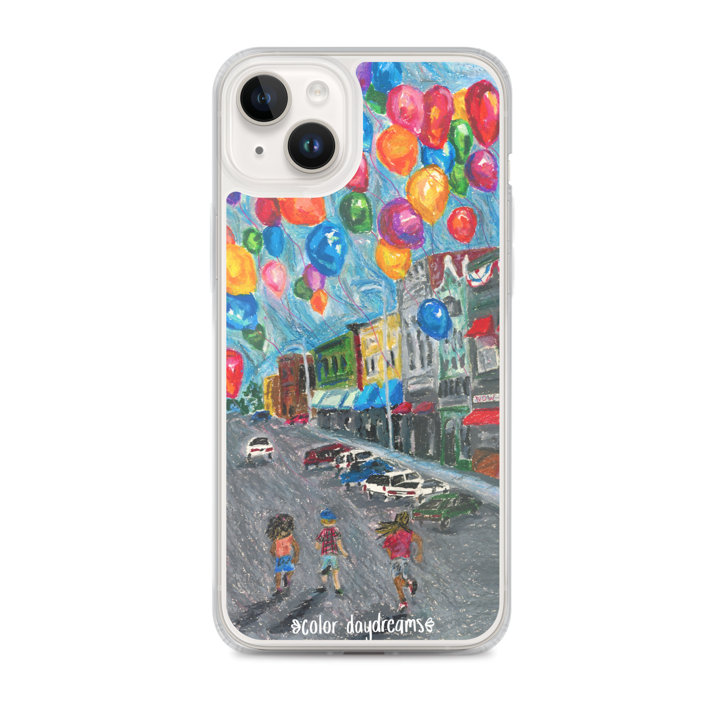 Balloons on Main Street Clear Case for iPhone®