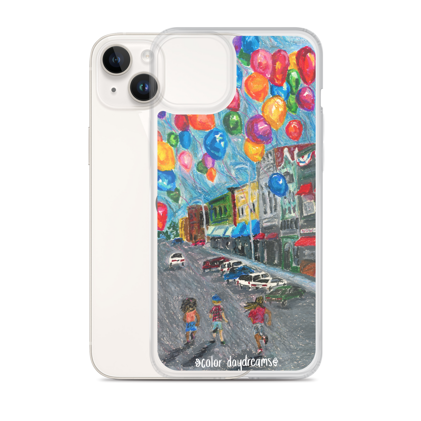 Balloons on Main Street Clear Case for iPhone®