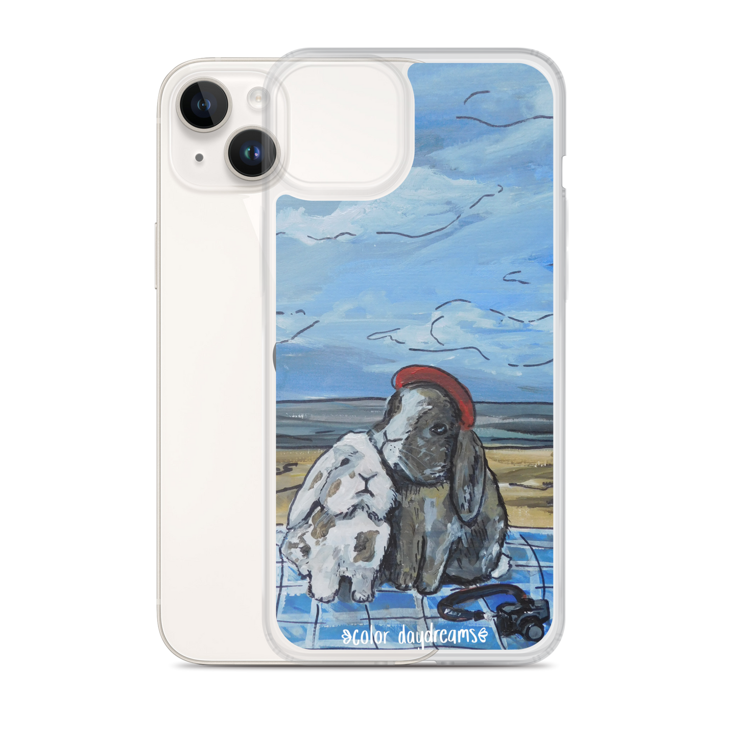 Bunnies at the Beach Clear Case for iPhone®