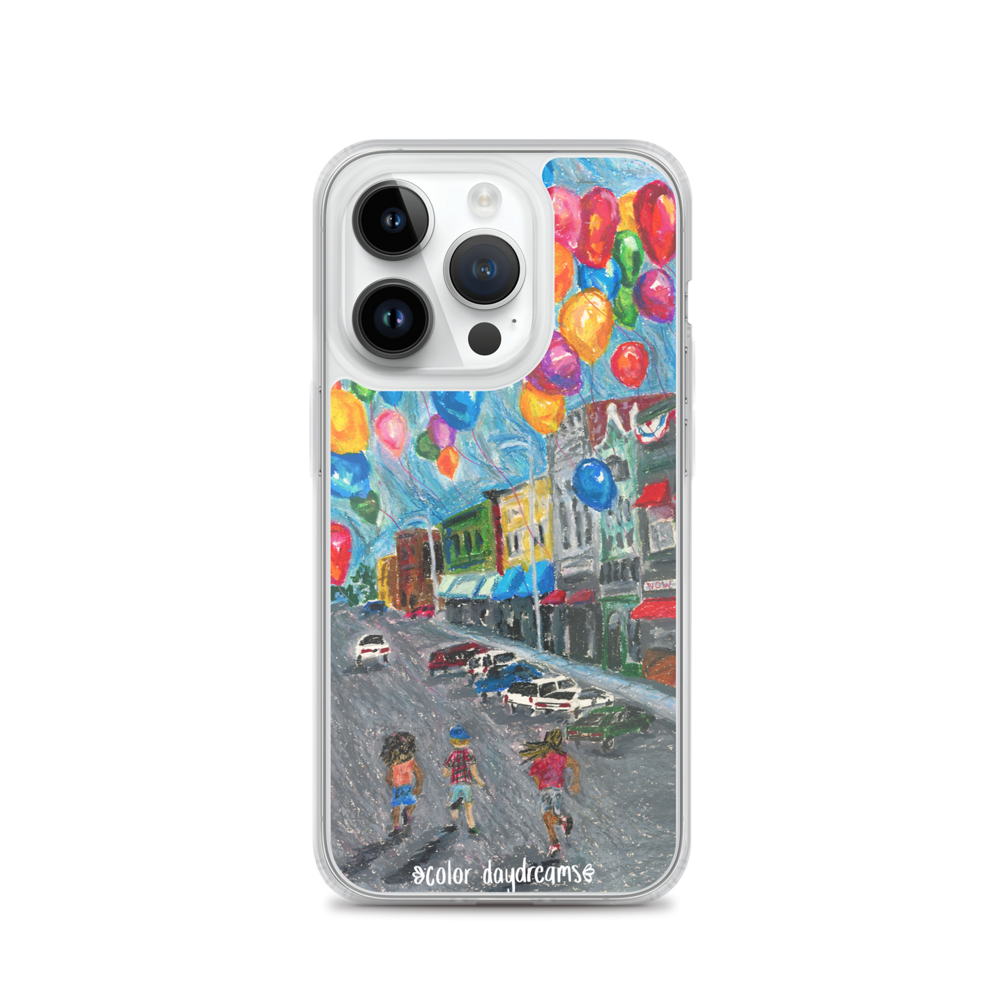 Balloons on Main Street Clear Case for iPhone®