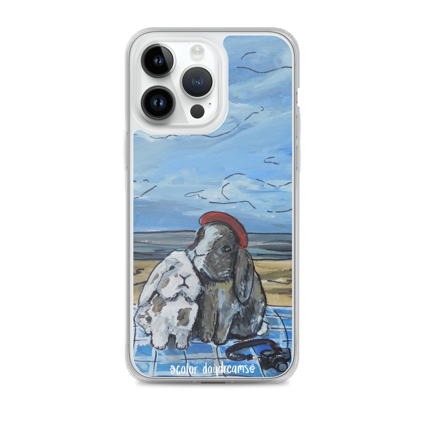 Bunnies at the Beach Clear Case for iPhone®