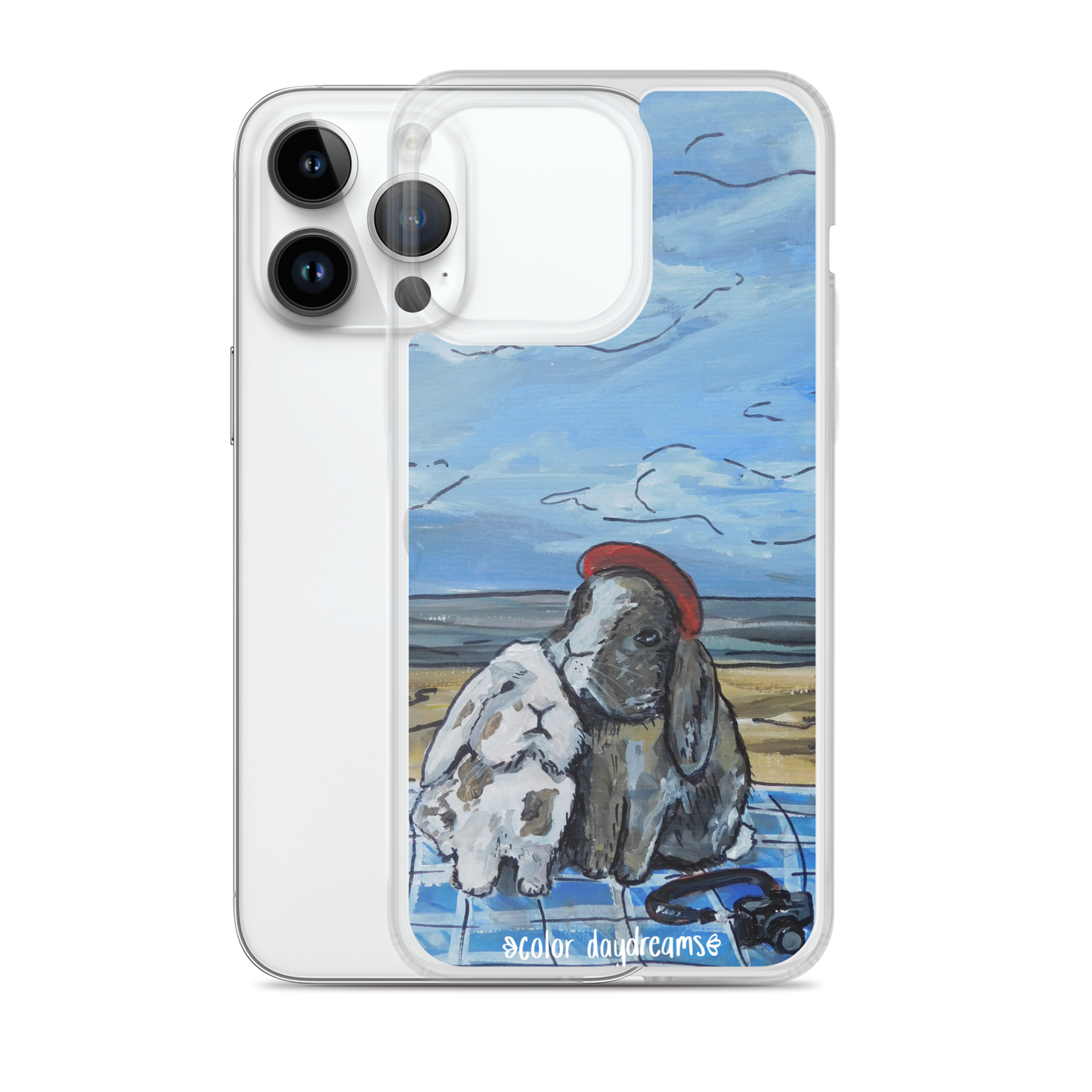 Bunnies at the Beach Clear Case for iPhone®