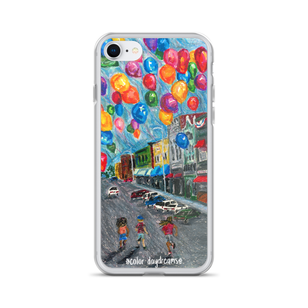 Balloons on Main Street Clear Case for iPhone®