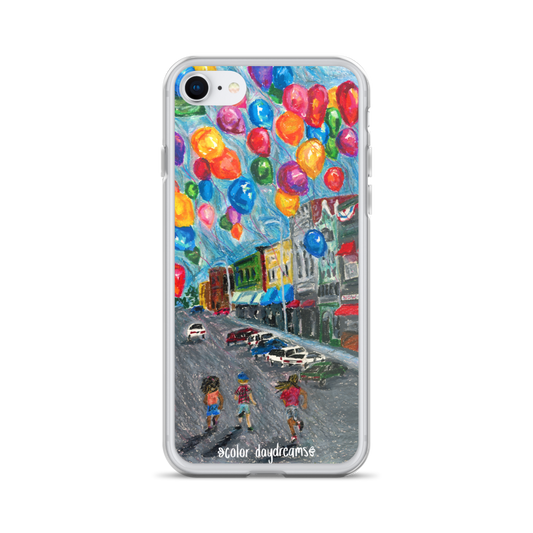 Balloons on Main Street Clear Case for iPhone®