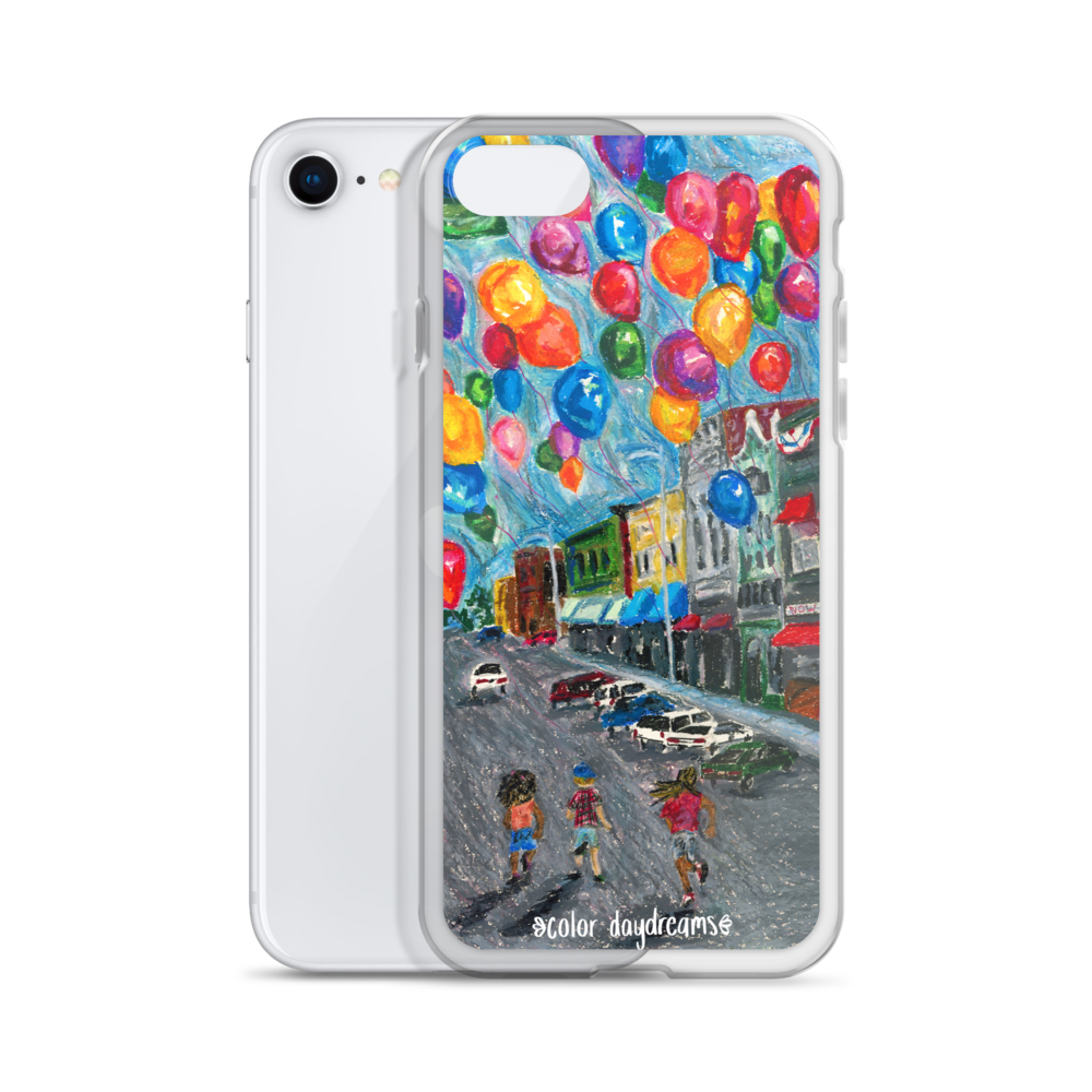 Balloons on Main Street Clear Case for iPhone®