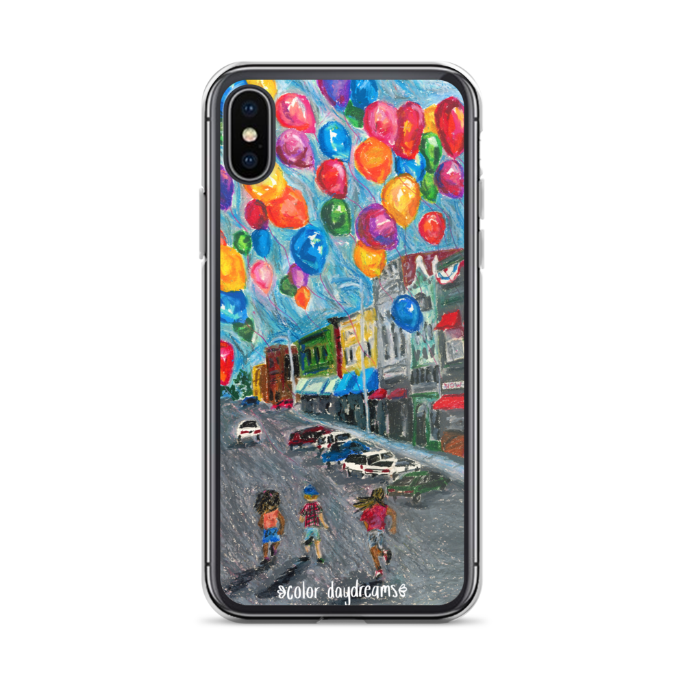 Balloons on Main Street Clear Case for iPhone®