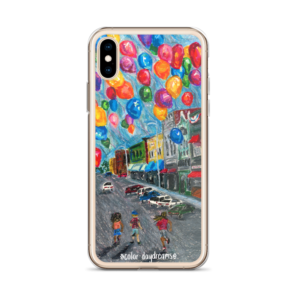 Balloons on Main Street Clear Case for iPhone®