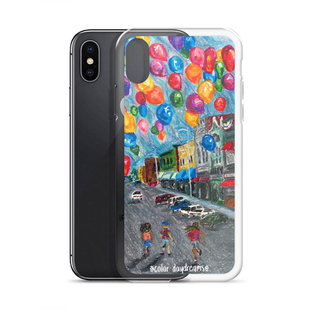 Balloons on Main Street Clear Case for iPhone®