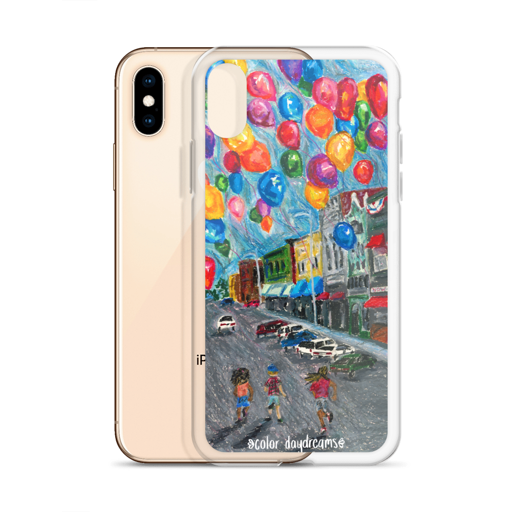 Balloons on Main Street Clear Case for iPhone®