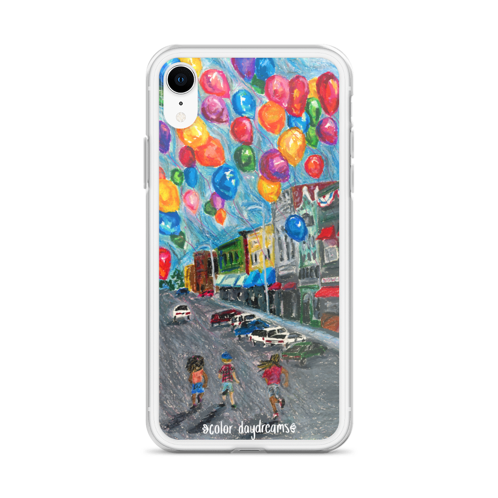 Balloons on Main Street Clear Case for iPhone®