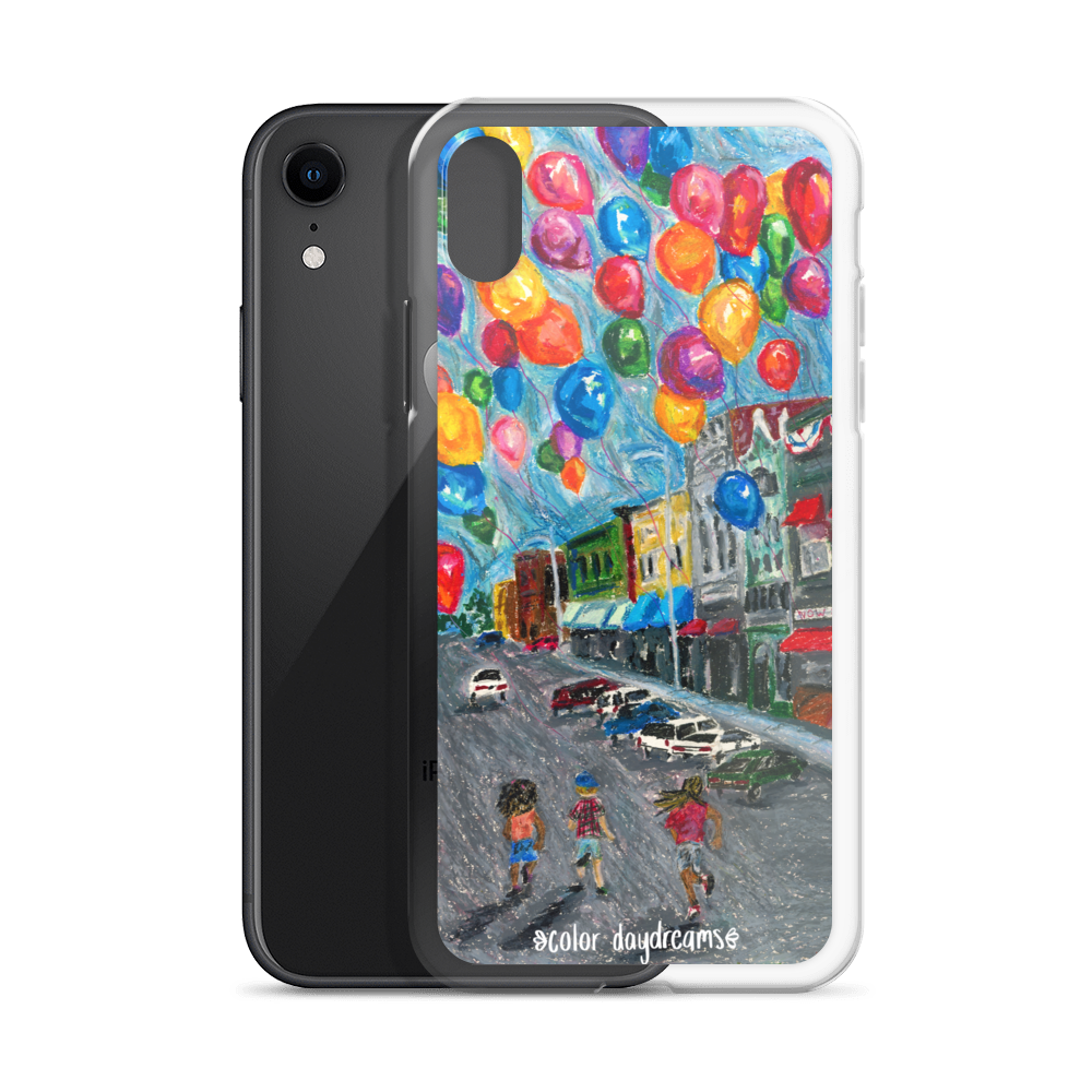 Balloons on Main Street Clear Case for iPhone®