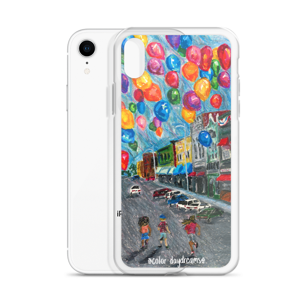 Balloons on Main Street Clear Case for iPhone®