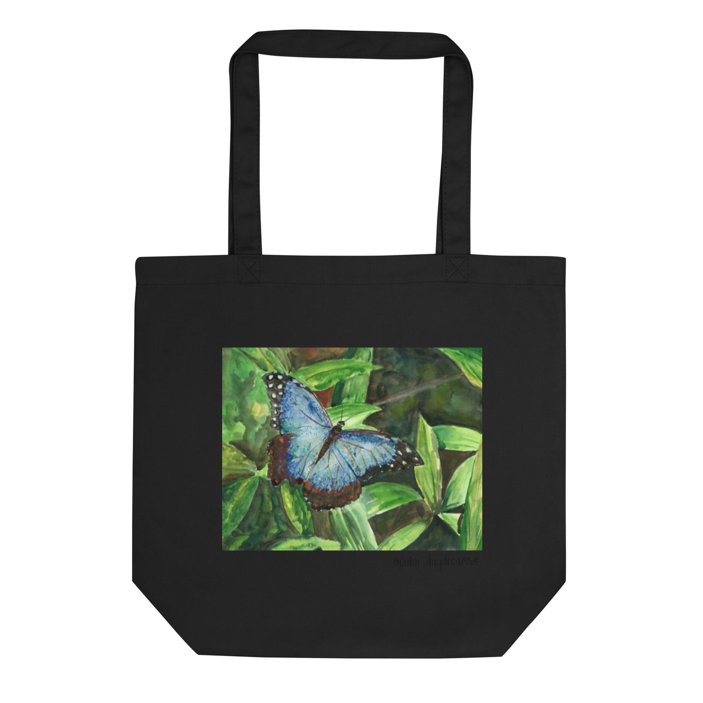 Blue Butterfly Eco Tote Bag