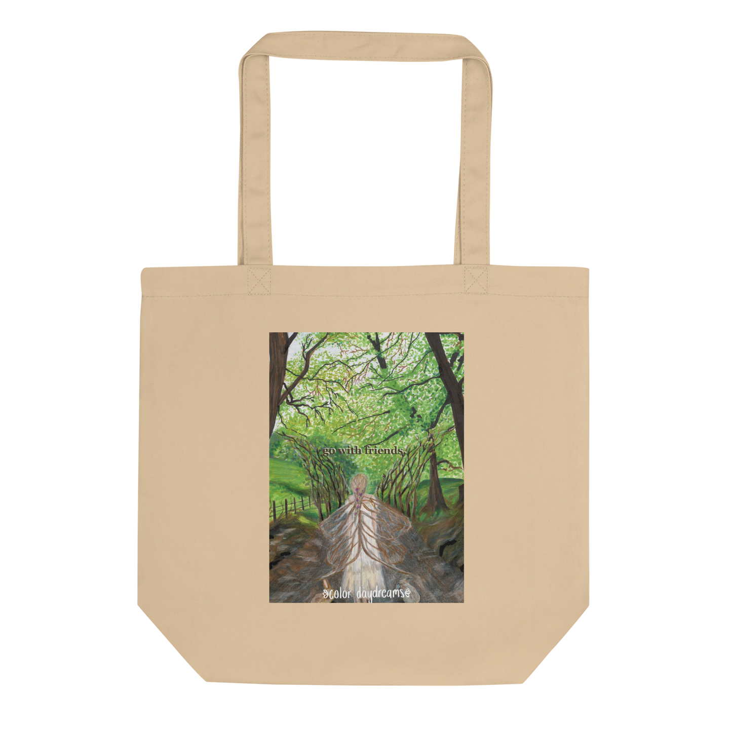 Go With Friends! Eco Tote Bag Oyster