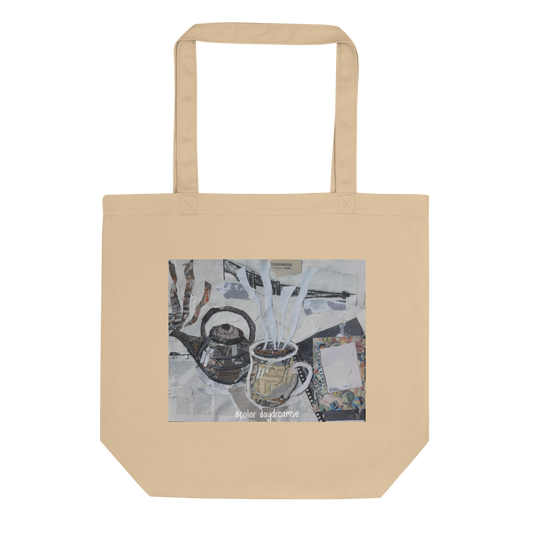 Quiet Morning Eco Tote Bag Oyster