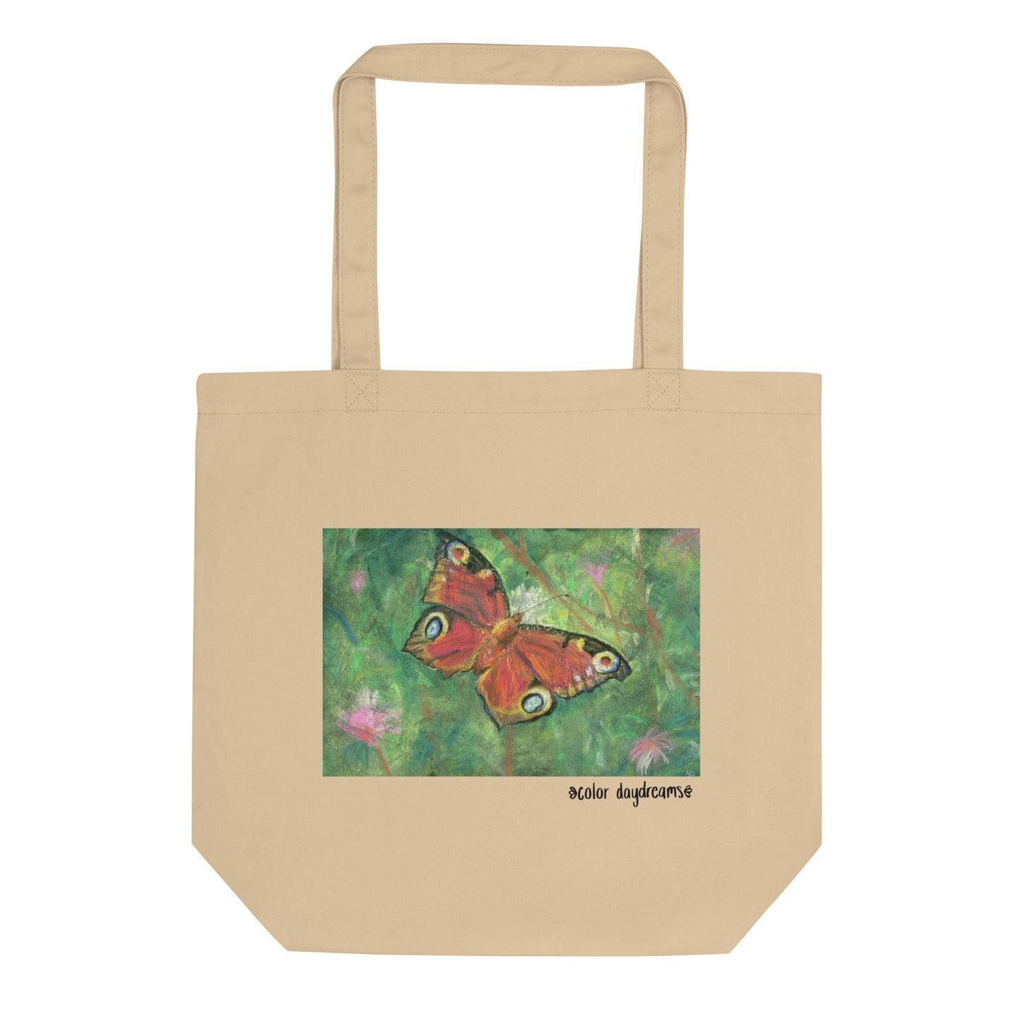 Orange Butterfly Eco Tote Bag