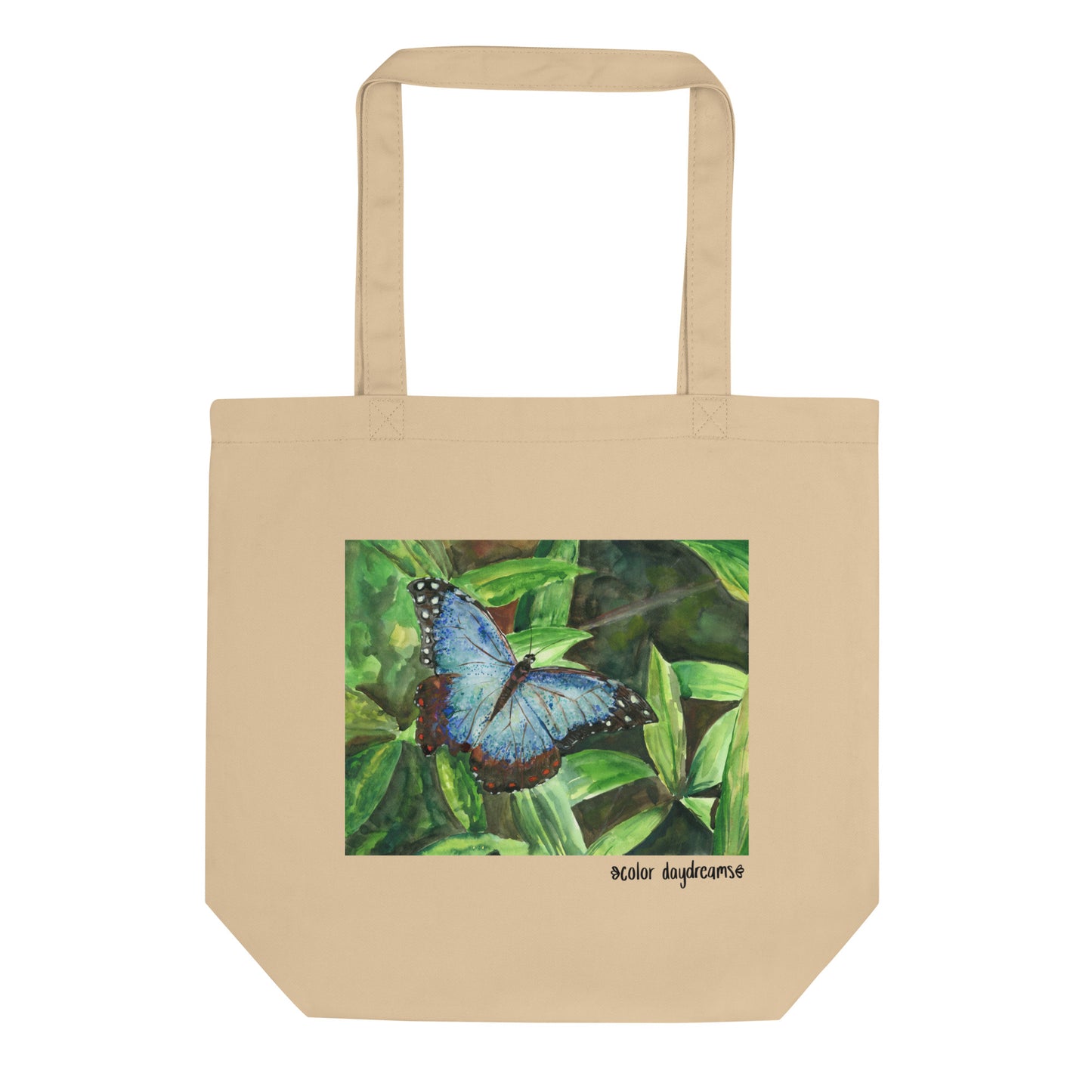 Blue Butterfly Eco Tote Bag